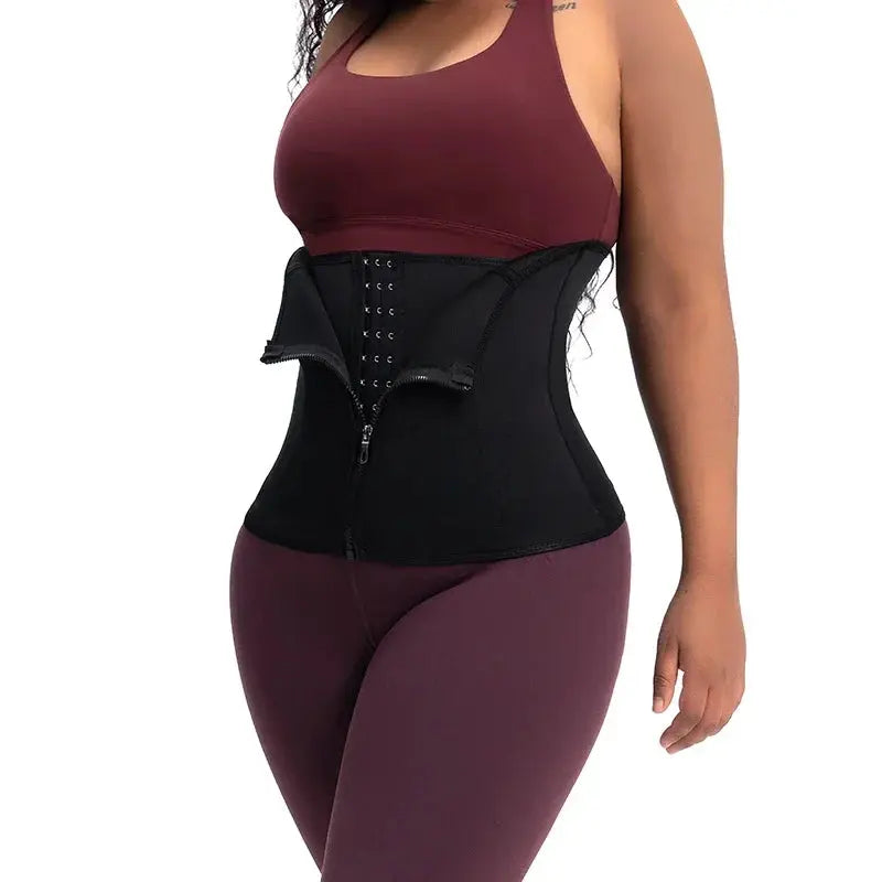 Women Waist Trainer Body Shaper Gym Fat Burning Sauna Sweat Belts Weight Loss Corset Shapewear Flat Belly Slimming Tummy Sheath - Vyrox Fitness