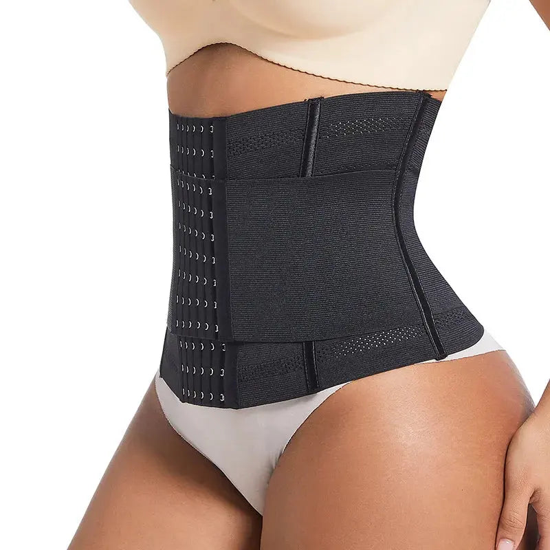 Shapewear Women Corset Waist Trainer Body Shaper Double Tummy Control Slimming Sheath Flat Belly Reductive Belts Cincher - Vyrox Fitness
