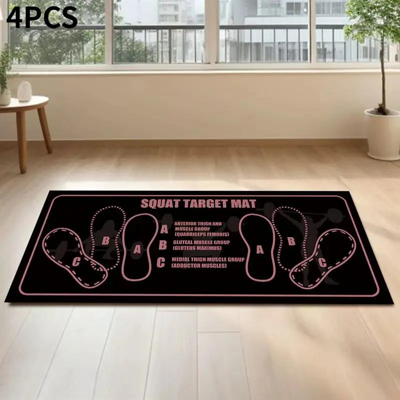 Non-Slip Squat Pad Set – Home & Gym Training Mat Velora