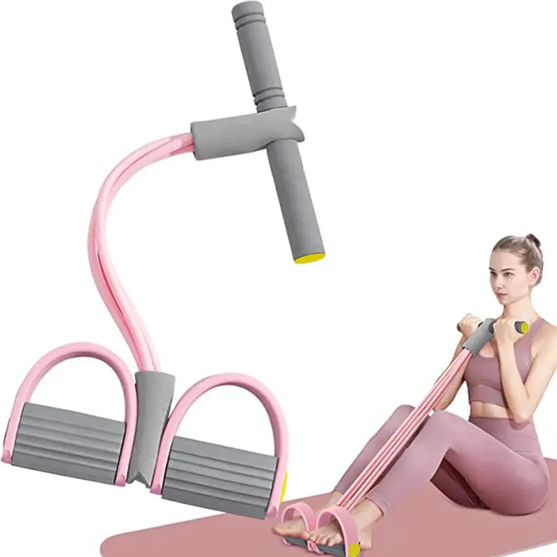 Premium 4-Tube Resistance Band Set – Full Body Strength Trainer Velora
