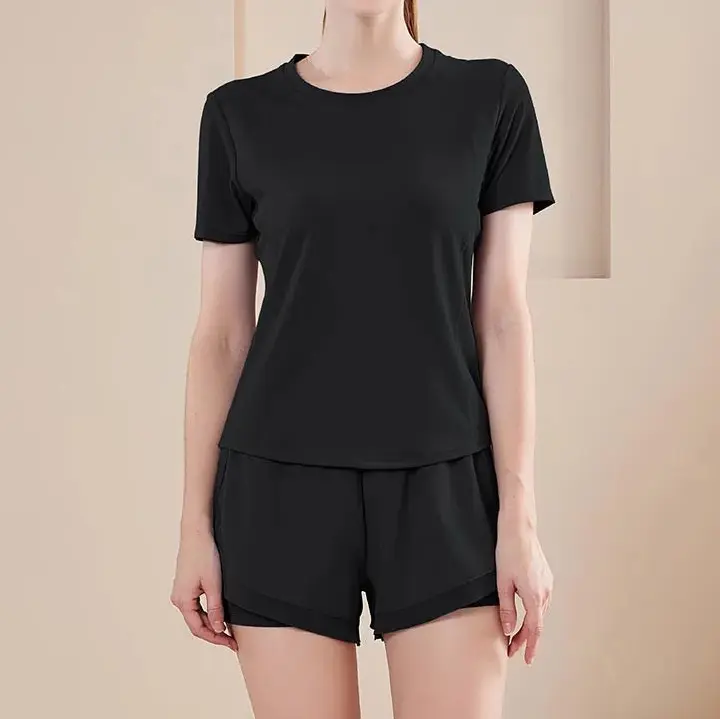 Seamless Women’s Yoga Set – Long Sleeve Crop Top & High Waist Leggings Gym Outfit Velora